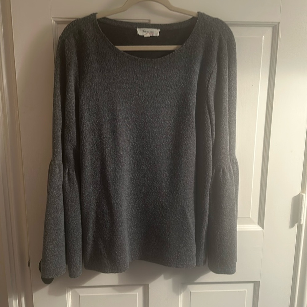 Fuzzy comfy blouse.  Bell sleeves